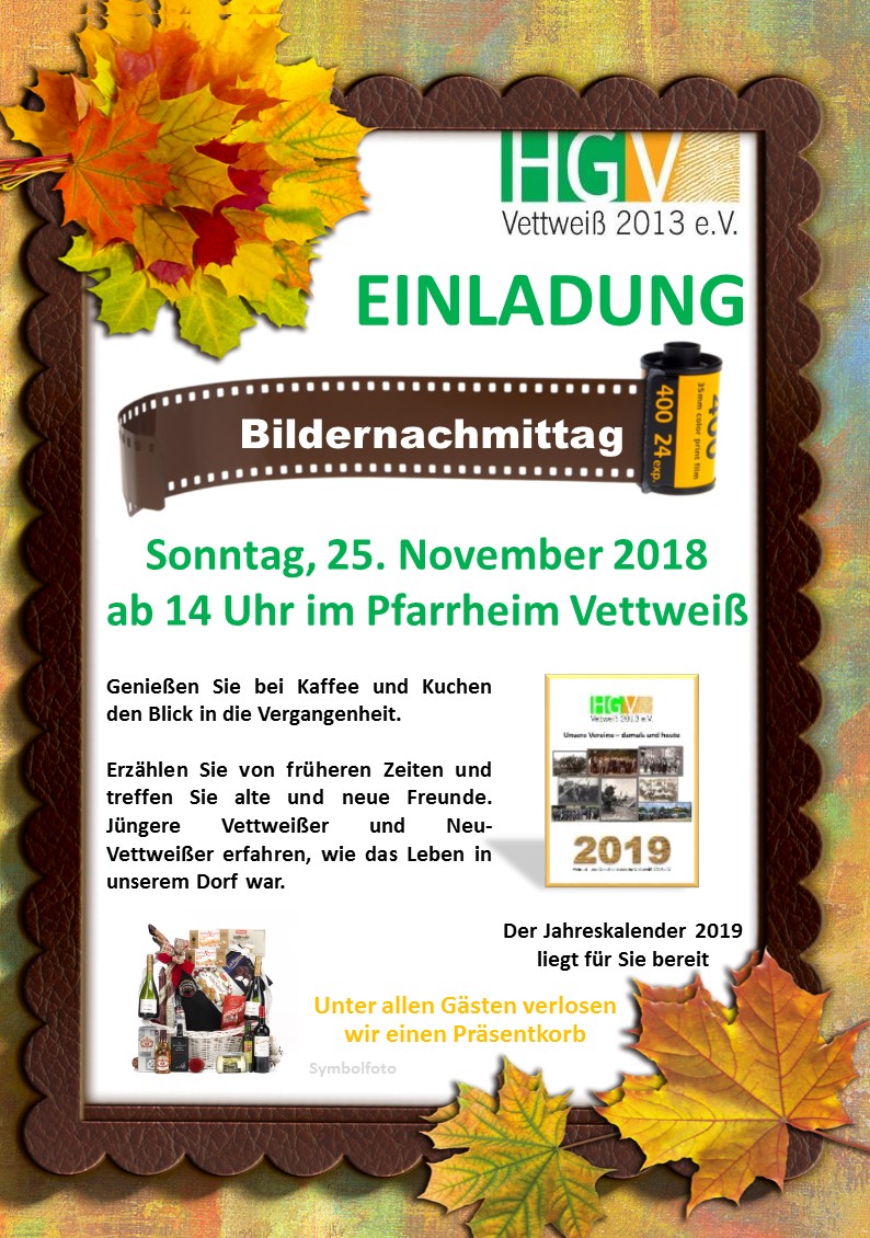 Bildernachmittag 2018