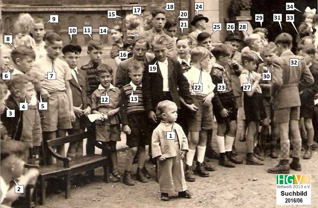 Sommerfest im Kindergarten ca. 1956
