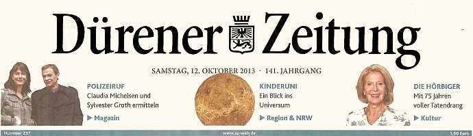 Dürener Zeitung - Samstag, 12. Oktober 2013